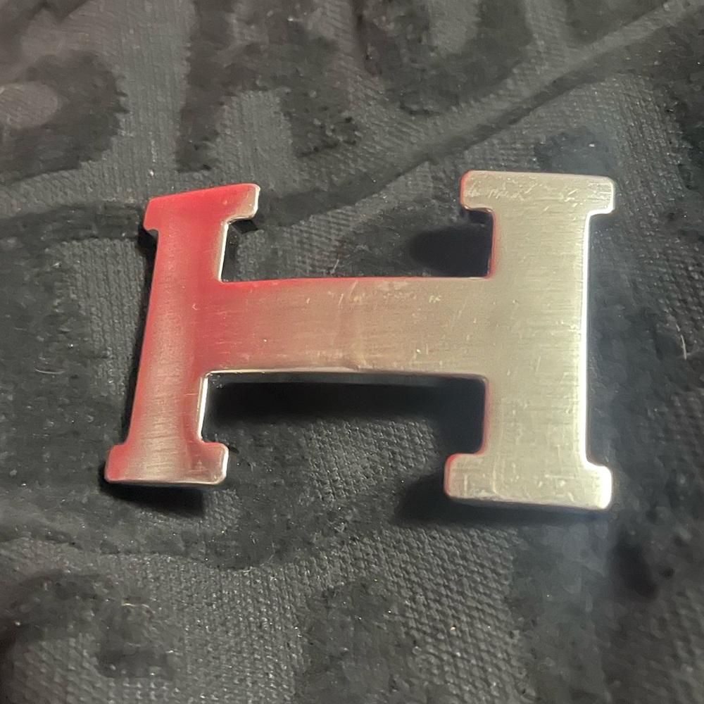 Hermes Silver Belt Buckle